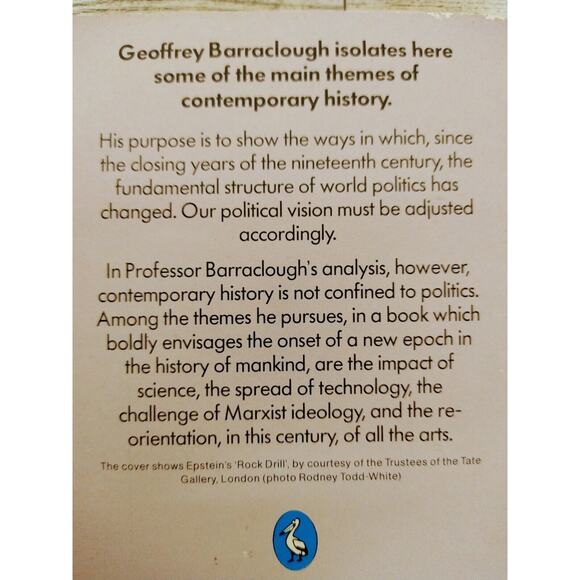 An Introduction to Contemporary History by Geoffrey Barraclough 1968 Paperback - Picture 7 of 11